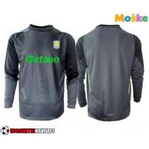 Moške Nogometnih dresov Aston Villa Vratar Domači 2025-26 Dolgi rokavi